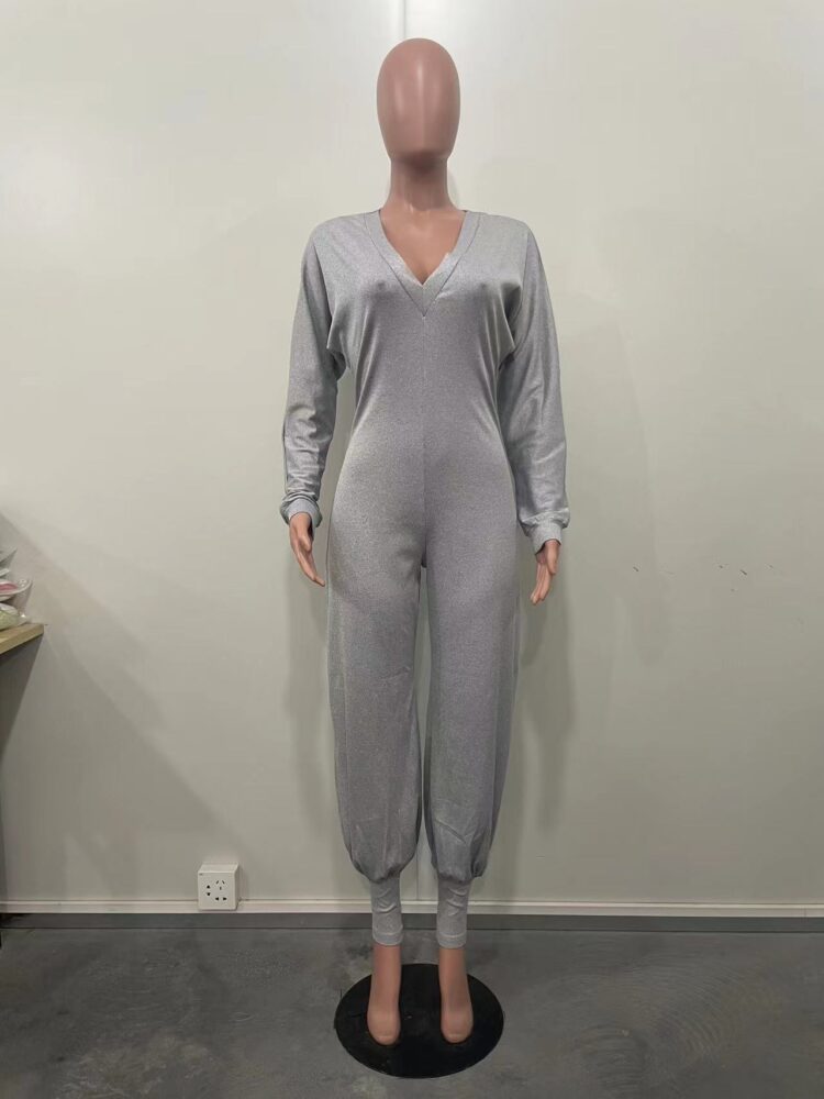 Womens Ribbed Solid-color Patchwork Jumpsuit 625c4265 B83d 4e53 A260 306d3317cb63 750x1000
