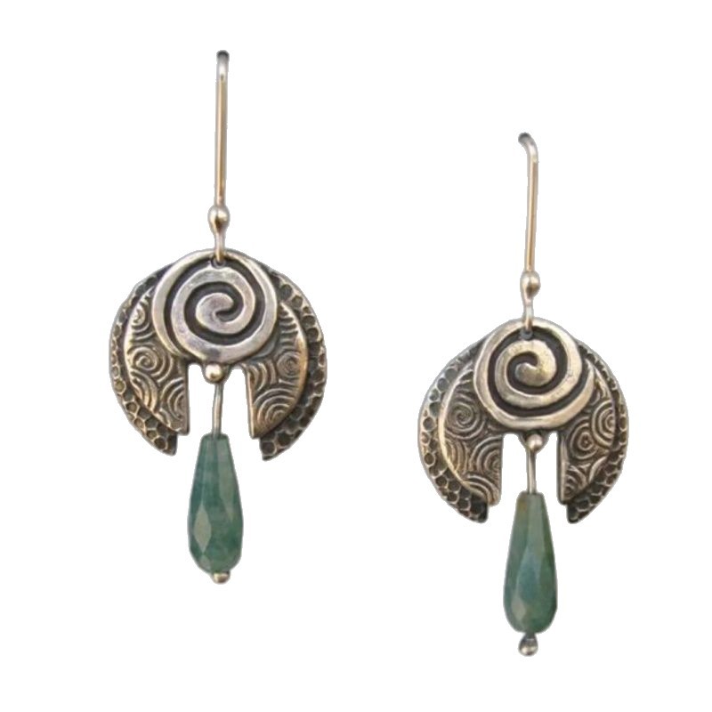 Retro Siam Water Drop Earrings 8d8ae58b A853 4e46 92d1 66173440c0ca