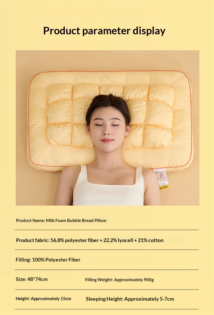 Washable Milk Foam Neck Pillow For Home Use 940e6fe9 0a85 4704 91ff D474450564f3 Trans