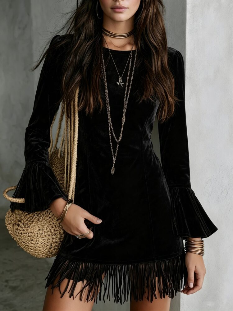 Women's Faux Suede Tassel Slim-fit Long Dress D4e8b2d3 Db7c 4599 Be51 3f976ea0ecb7 750x1000