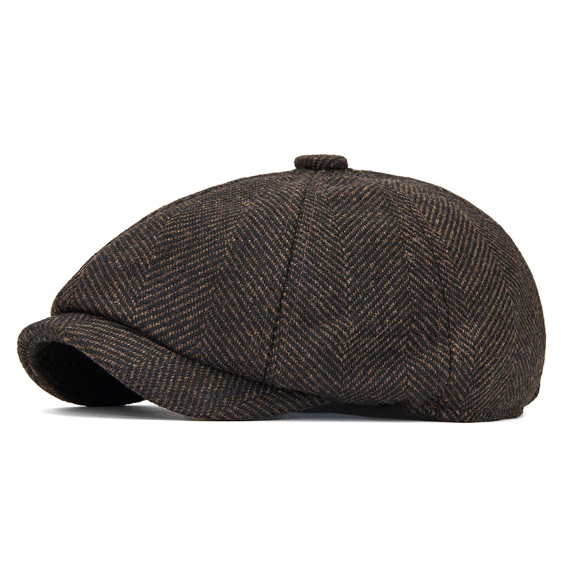 Tweed Octagonal Hat Men's Painter's Cap 4c582cbb E366 4906 B9cb 905f4e82dc35