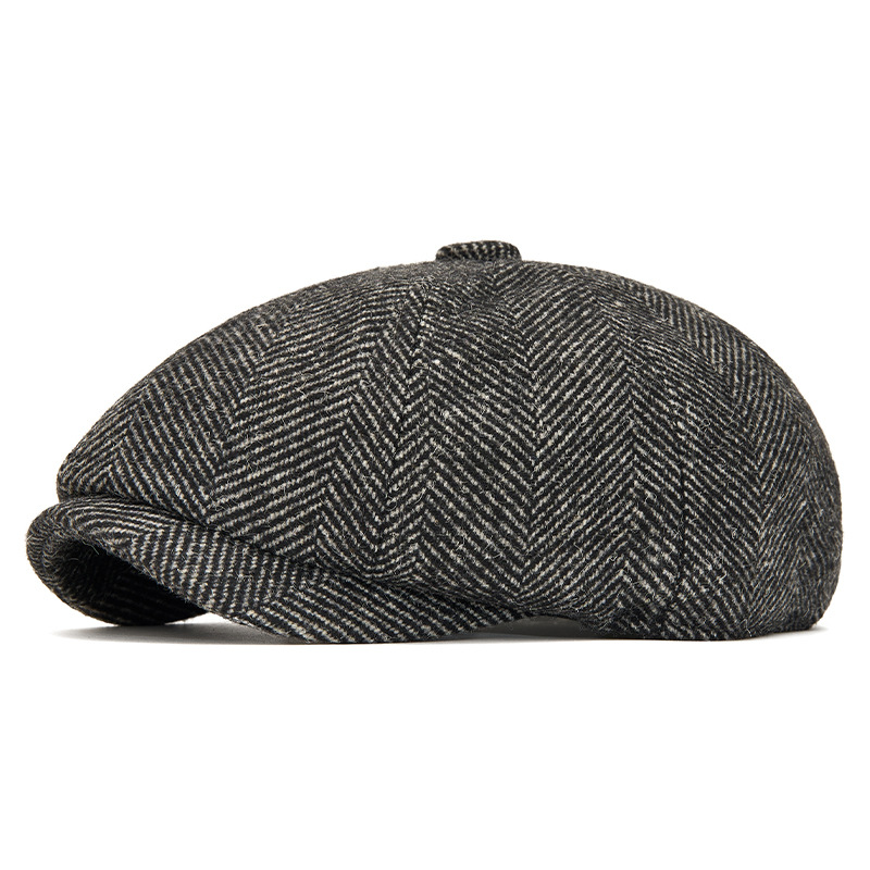 Tweed Octagonal Hat Men's Painter's Cap B83e9ccd 5d56 489b 8cbb 6be69b079f2a